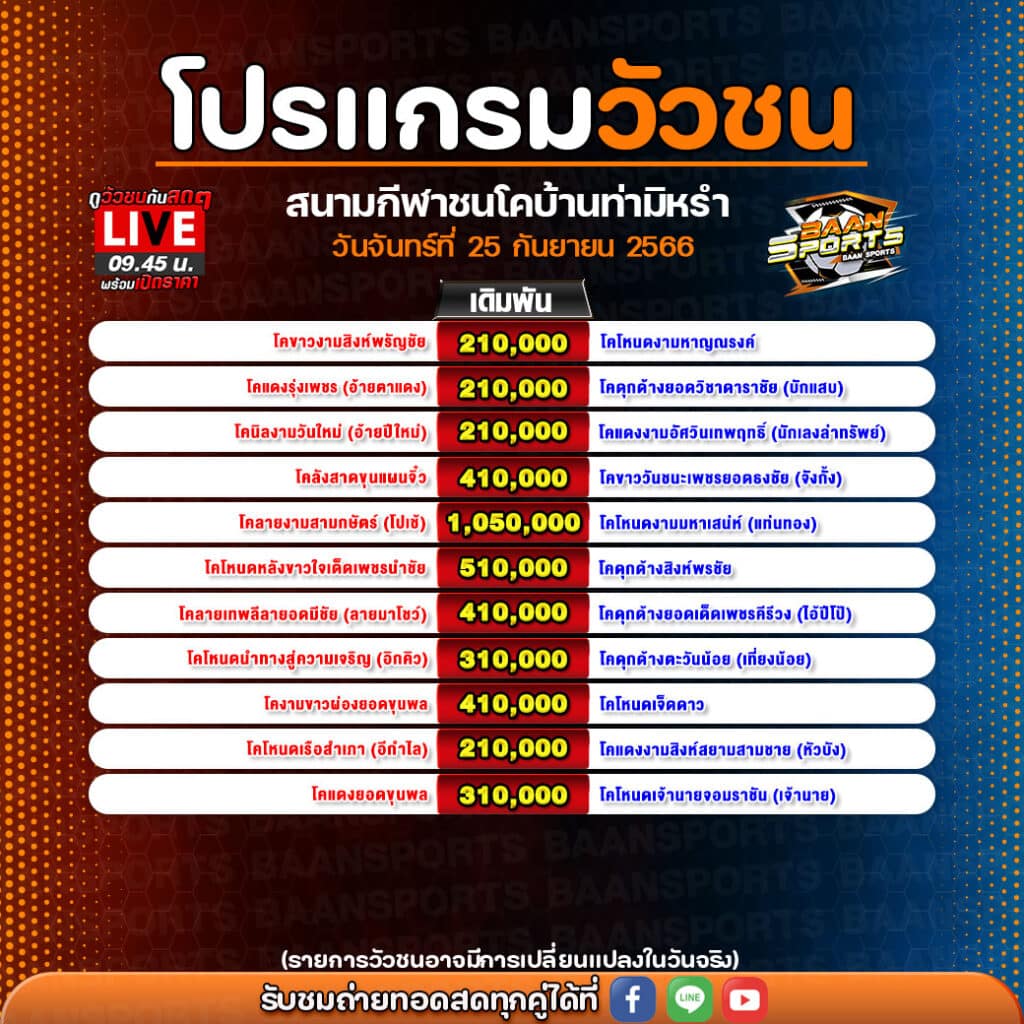 โปรแกรมวัวชน